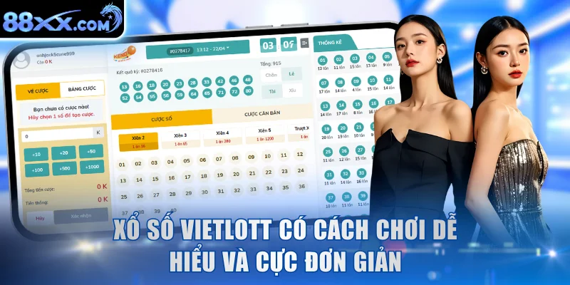 Xổ số Vietlott có cách chơi dễ hiểu và cực đơn giản